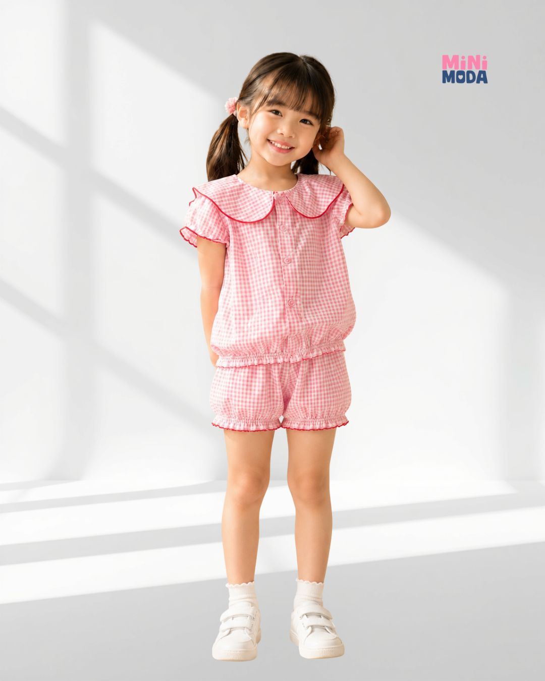 Gingham Set Girl